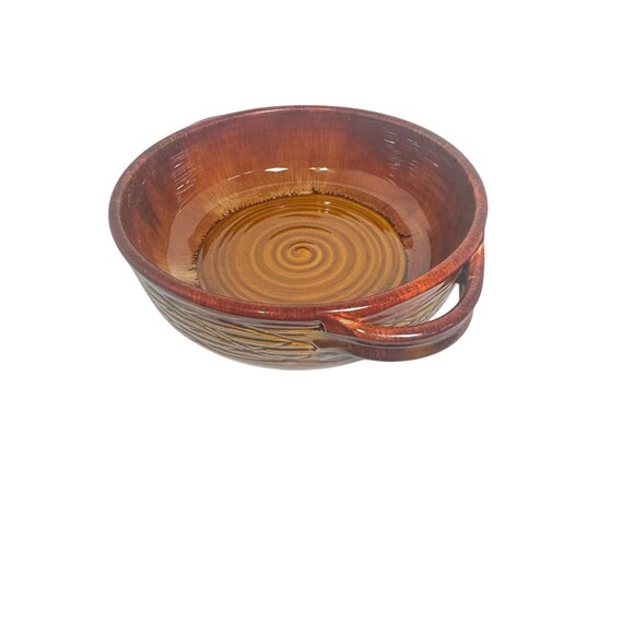 VINTAGE DRYDEN JK ORIGINAL 1979 BROWN GLAZED BOWL POTTERY MID CENTURY MODERN - Picture 6 of 16